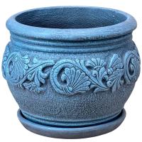 Уличный горшок Палермо 41см маренго U1713/715336