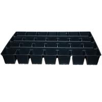 Кассета д/рассады на 28 ячеек 53*32см квадрат. стандарт /25шт/РС
