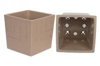 Кашпо Квадро 1,2л фраппе КВ12-90