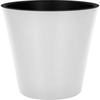 Кашпо Лондон 280мм 10,5л белоснежный жасмин с вставкой IG6208 /6шт/ПР 