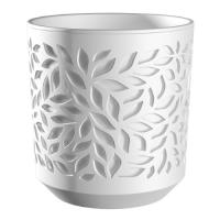 Кашпо Листья 2,5л белый КШ-9569