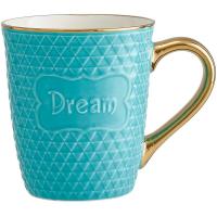 Кружка 380мл бирюзовый Ф11-041L /48шт/ Rosario  