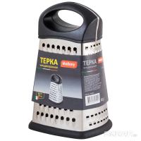 Терка четырехгранная GR-051-9 нерж.сталь, ручка пластик /24шт/965010