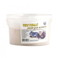 Песок для шиншилл Чистюля ведро 1,6л