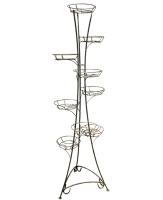 Подставка РЗДИ на 9 горшков квадратный прут серебро 209