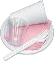 Набор однораз.посуд."Мини" на 3 персоны Набор однораз.посуд."Мини" на 3 персоны