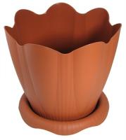 Кашпо Эдельвейс 1,5л терракот С191Т