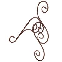 Подставка Настенная РЗДИ Крюк малый 1 горшок медь