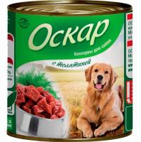 Корм для собак Оскар телятина ж/б 350гр/1185 Корм для собак Оскар телятина ж/б 350гр/1185