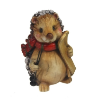 Фигура Еж с лыжами L8W8H16см 626778/W070