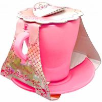 Чайная пара Апрель розовый /2649-Н7 /9шт/ДК