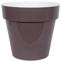 Кашпо Порто 9л мокко с вставкой /4шт/ДТ