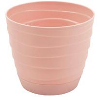 Кашпо Бриз 0,7л пудровый с прик. под. /10шт/Рад