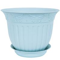 Цветочный горшок Виноград 1,6л мятный с поддоном 5PL0145 