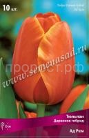 Тюльпан Дарвинов гибрид Ад Рем (красно-оранжевый, 10шт, 11-12) 530607