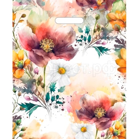 ВУР58820 Пакет 36*43 Луговые цветы 1ШТ с выруб. ручкой ПЭ /50/1000шт/ ВУР58820 Пакет 36*43 Луговые цветы 1ШТ с выруб. ручкой ПЭ /50/1000шт/