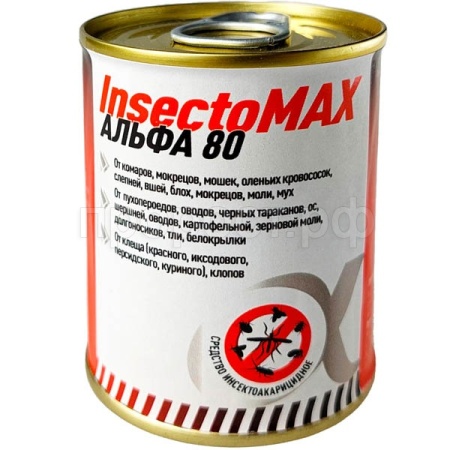 Шашка InsectoMAX Альфа 80 (альфа-циперметрин) 80гр Пироспецэффект 