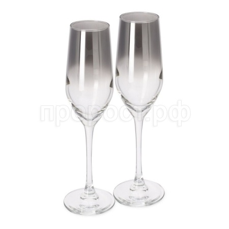 Набор фужеров для шампанского "селест серебряная дымка" 160мл (2шт) O0228 /12шт/LUMINARC