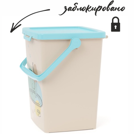 Контейнер д/корма Мур-мяу 5,5л с замком/12шт/М8623 Контейнер д/корма Мур-мяу 5,5л с замком/12шт/М8623