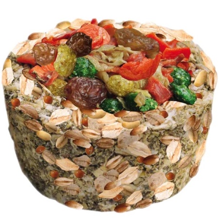 Лакомство для грызунов зерновой пресс  корзина круглая фрукто-овощная Султан Лакомство для грызунов зерновой пресс  корзина круглая фрукто-овощная Султан