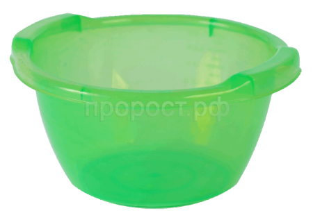 Таз 3л мерный прозрачно-зеленый 03051