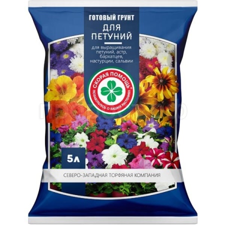 Грунт СЗТК для Петуний 5л Скорая помощь 5шт