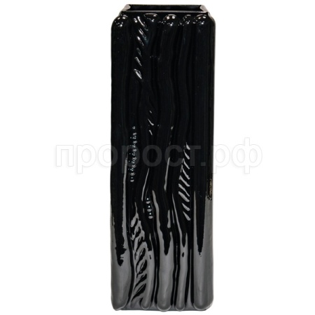 Ваза Квадрат Кора h30 12*12см черн 200/300-22/072985