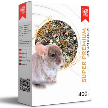 Корм для шиншил SEVEN SEEDS SUPERPREMIUM 400гр Корм для шиншил SEVEN SEEDS SUPERPREMIUM 400гр