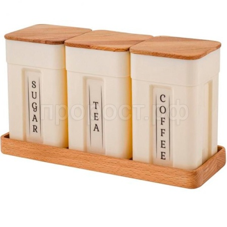 Набор д/специй Sugar&Spice Rosemary 0,75л (3шт) на деревянной подставке с крышками SE1068 /8шт/ПТ Набор д/специй Sugar&Spice Rosemary 0,75л (3шт) на деревянной подставке с крышками SE1068 /8шт/ПТ