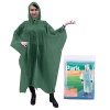 Дождевик "Пончо" RP-18 120*130см р-р L зеленый материал ПЕВА/10шт/999101/PARK