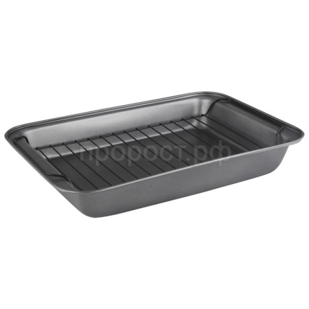 Форма д/запекания 37,5*25,5*5см с решеткой R-055/12шт/191307