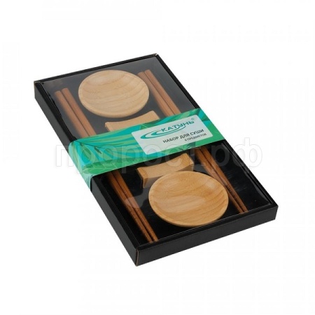 Набор д/суши 6пр (палочки д/еды*2пар+подставки*2шт+соусники*2шт) бамбук КТ-НБС-02 /48шт/Катунь Набор д/суши 6пр (палочки д/еды*2пар+подставки*2шт+соусники*2шт) бамбук КТ-НБС-02 /48шт/Катунь