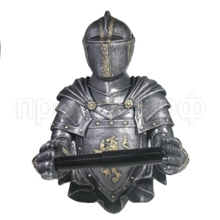 Фигура Держатель для туалетной бумаги Рыцарь L16W22H31см 713262/I033