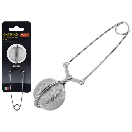 Ситечко д/заваривания чая SS 15.5*4см /003933 24шт/Mallony
