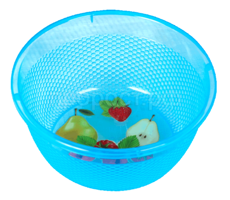 Чаша 2л Медовая прозрачно-голубой Чаша 2л Медовая прозрачно-голубой