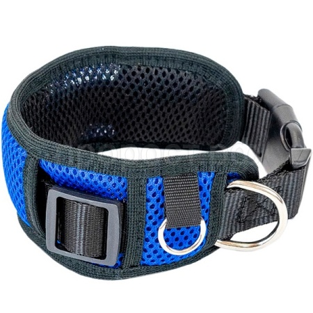 Ошейник синтетика 60мм АЭРО с подкладкой 34-50см синий/610325/Дарэленд Ошейник синтетика 60мм АЭРО с подкладкой 34-50см синий/610325/Дарэленд