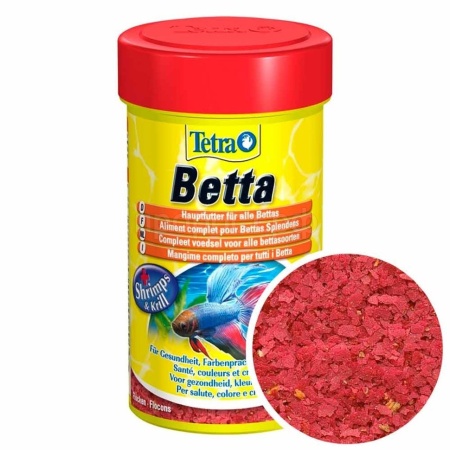 Корм для рыб Tetra Betta для лабиринтовых рыб в виде хлопьев 100мл/198913