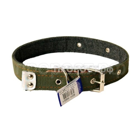 Ошейник брезентовый 30мм Н/У на фетре/180031/Бим