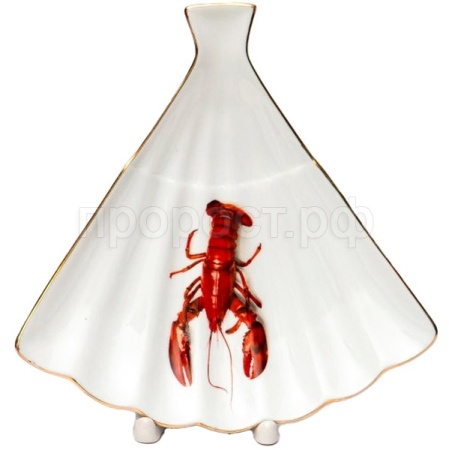 Икорница 20,5*21*3см Рак речной 102-12011 /36шт/PSF