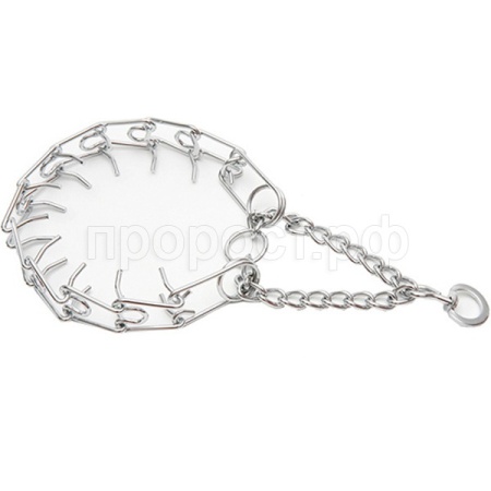 Ошейник строгий с вертлюгом хром 3,5мм*55см/26455351/Каскад Ошейник строгий с вертлюгом хром 3,5мм*55см/26455351/Каскад