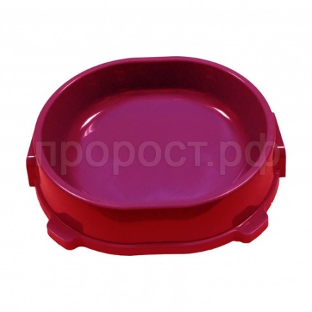 Миска пластик для кошек 0,22л нескользящая фиолетовая Миска пластик для кошек 0,22л нескользящая фиолетовая